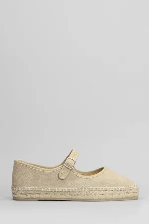 Padua-002 Espadrilles in beige canvas