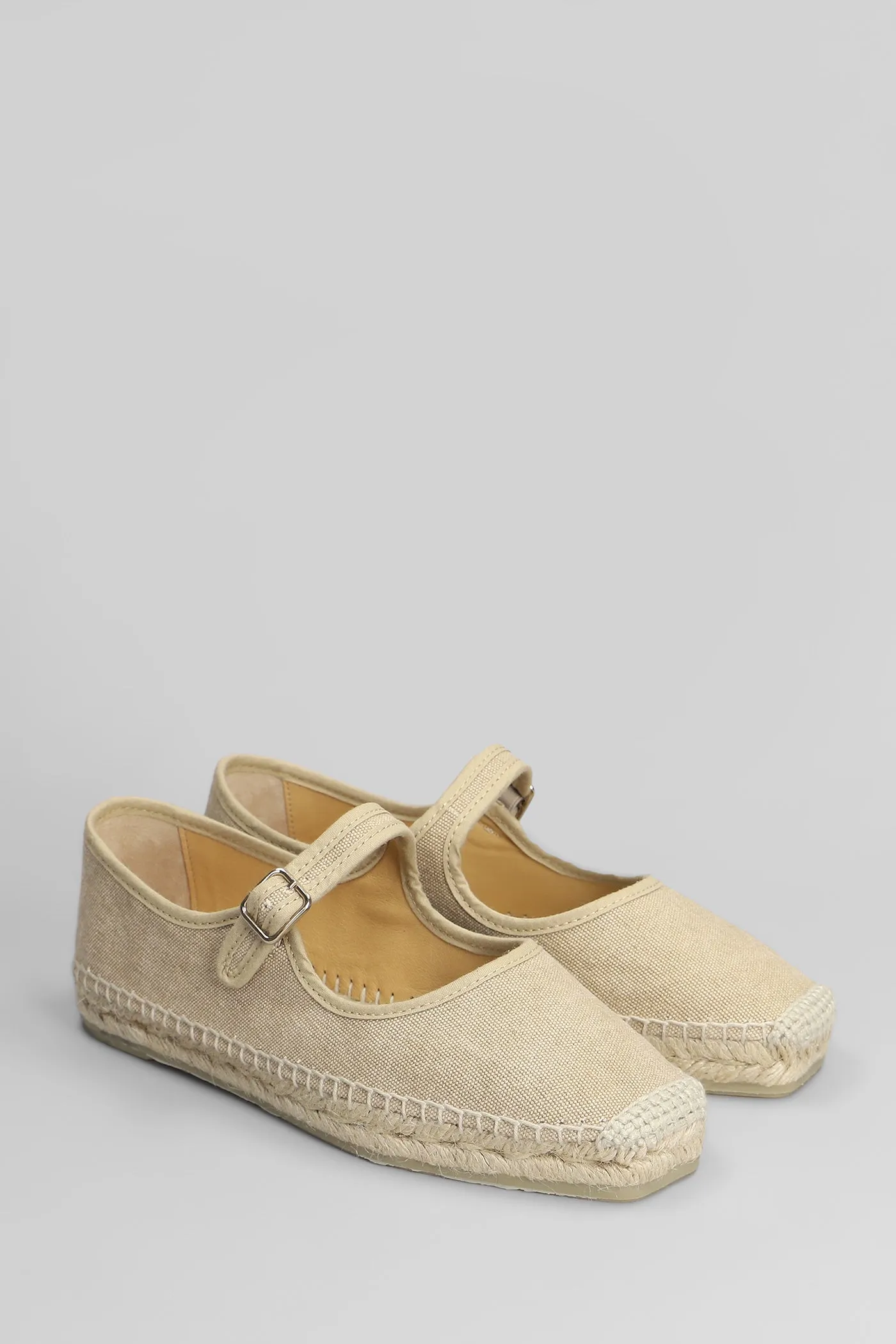 Padua-002 Espadrilles in beige canvas