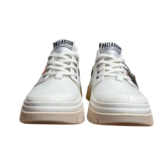Palladium Pallawave Lo Metro Women’s White Chunky Street Look Sneakers Size 5.5