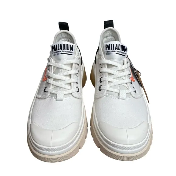 Palladium Pallawave Lo Metro Women’s White Chunky Street Look Sneakers Size 5.5