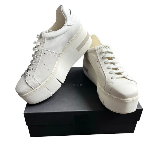 Paloma Barcelo Mirande Napa White Chunky Platform Sneaker Women’s SZ 10 EU 41