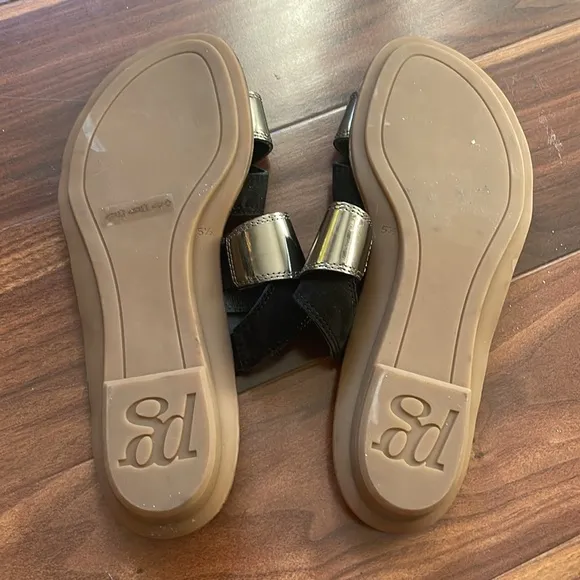 Paul Green Womens Shoe Venice Flat Strappy Sandals Size 8
