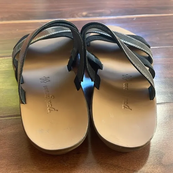 Paul Green Womens Shoe Venice Flat Strappy Sandals Size 8