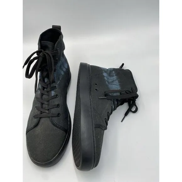 Paul‎ Smith Men's High Top Canvas Cloud Sneakers Black Size 11