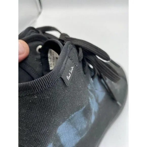 Paul‎ Smith Men's High Top Canvas Cloud Sneakers Black Size 11