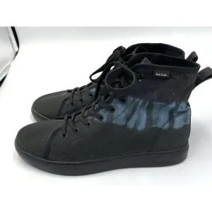 Paul‎ Smith Men's High Top Canvas Cloud Sneakers Black Size 11
