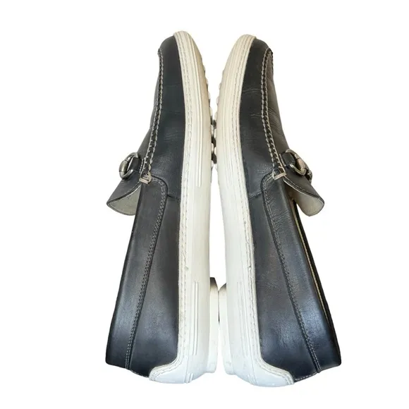 Peter Huber Leather Horsebit Driving Dress Slip On Loafers Size 9