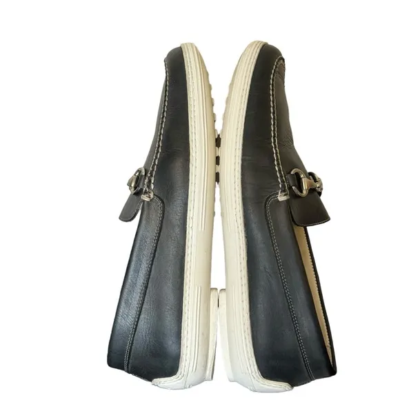 Peter Huber Leather Horsebit Driving Dress Slip On Loafers Size 9