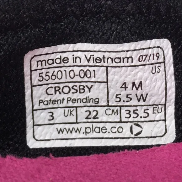 PLAE Crosby Ballet Flats Black Size 5.5