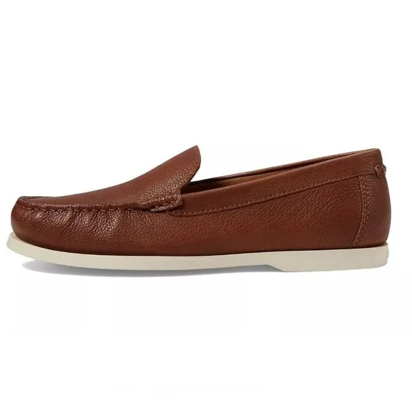 Polo Ralph Lauren Men Merton Leather Venetian Loafers Sz 11 Brown Dress Shoe New