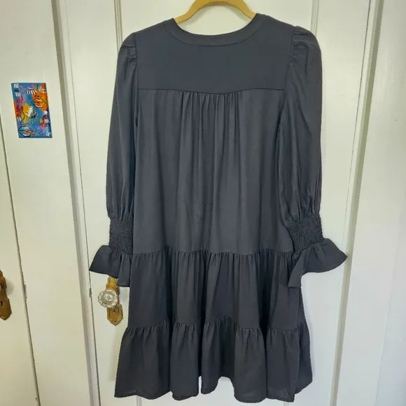 Pomander Place  Black Poplin Kenzo Dress