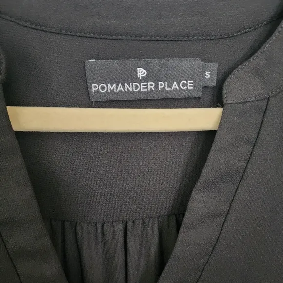Pomander Place  Black Poplin Kenzo Dress