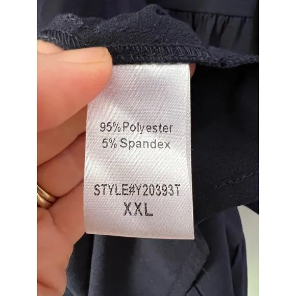 Pomander Place Navy Cotton Poplin Kenzo Dress Size XXL