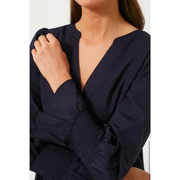 Pomander Place Navy Cotton Poplin Kenzo Dress Size XXL