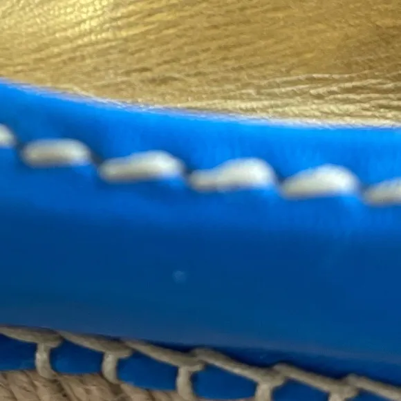 Prada Blue Espadrilles with Platform Sole