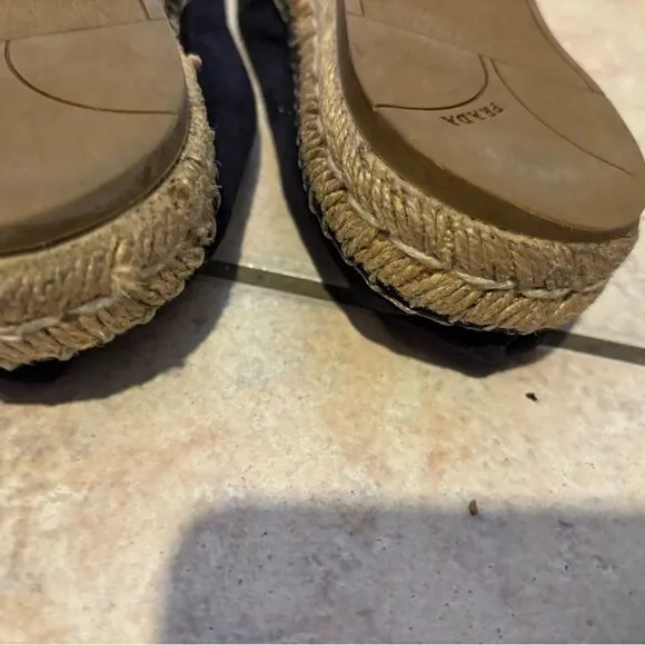 Prada Espadrilles logo flats platform shoes driving shoes loafers slip ons