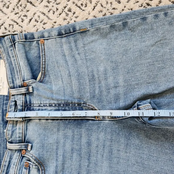 rag &amp; bone Nina High Rise Skinny, Distressed Western Cowgirl Montrose stretch 28