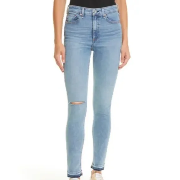 rag &amp; bone Nina High Rise Skinny, Distressed Western Cowgirl Montrose stretch 28