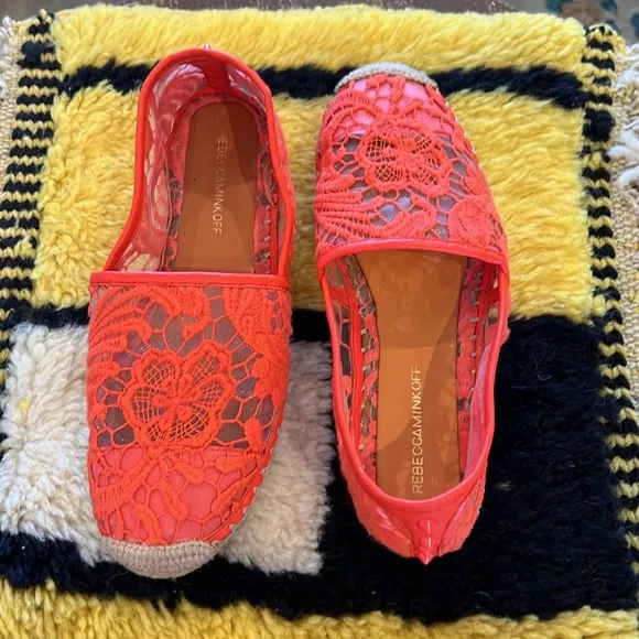 Rebecca Minkoff Women's Coral Lace Espadrilles