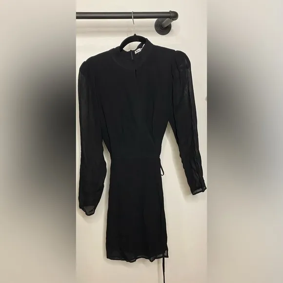 Reformation Ottessa Dress Black XS