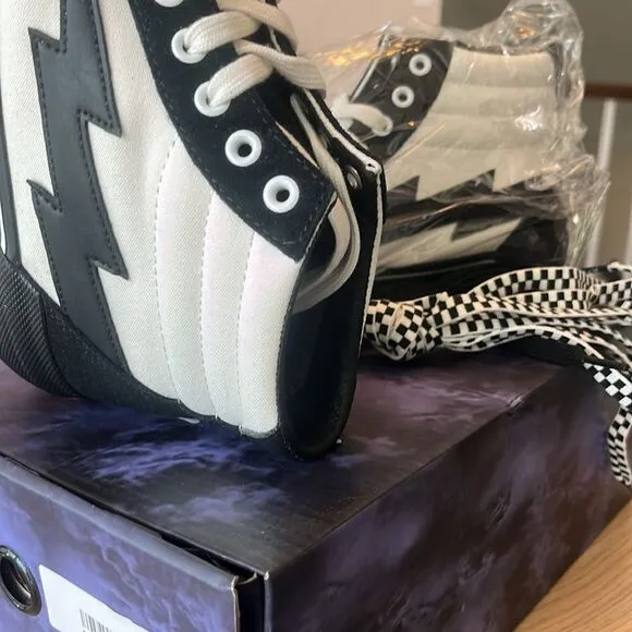Revenge x Storm Vol. 2 black white high top sneakers NWT size 8