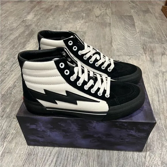 Revenge x Storm Vol. 2 black white high top sneakers NWT size 8