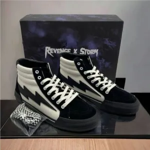 Revenge x Storm Vol. 2 black white high top sneakers NWT size 8