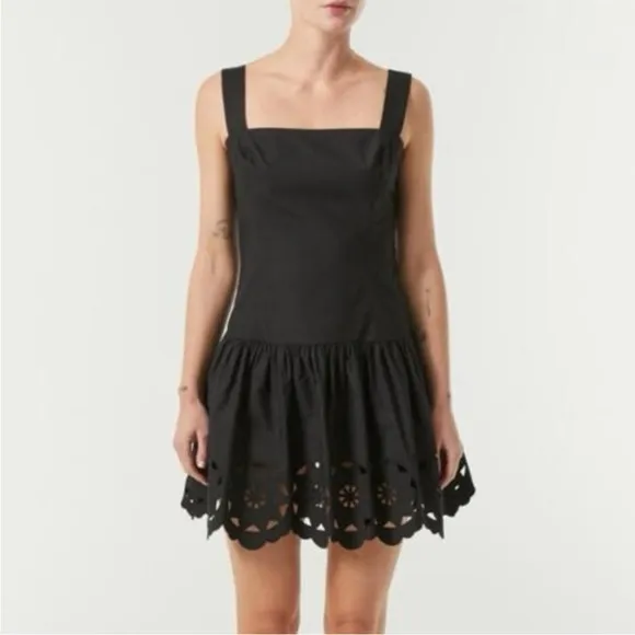 Rhode Salina Black Dress Like New 10 Beautiful