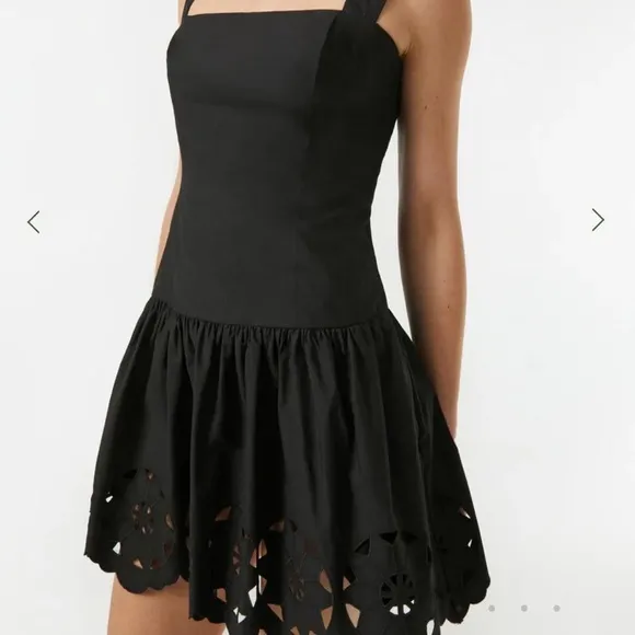 Rhode Salina Black Dress Like New 10 Beautiful