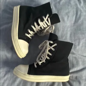 Rick Owens denim high tops