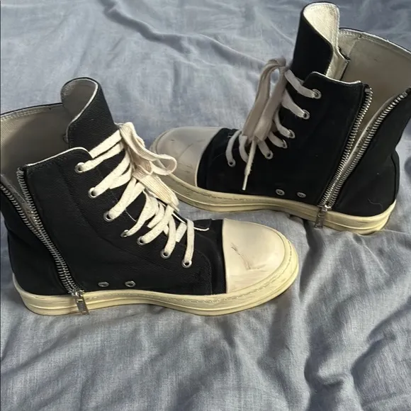 Rick Owens denim high tops