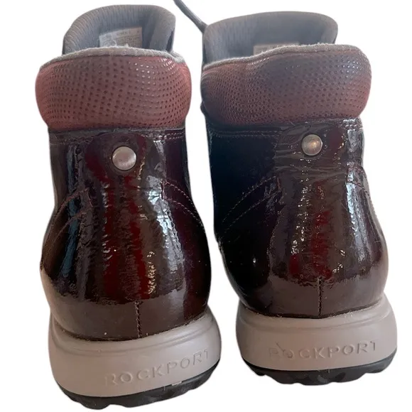 Rockport XCS Britt Alpine Waterproof Slip Proof Insulated Merlot Leather Boots