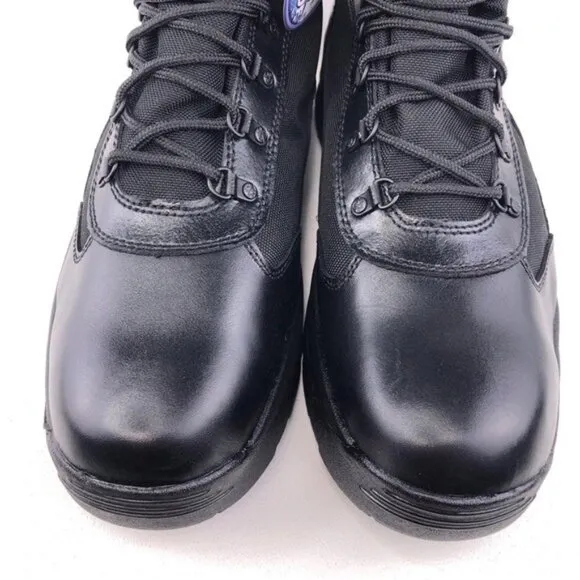 Rocky Fort Hood Waterproof Black Leather 8&quot; Tactical Boots 16M