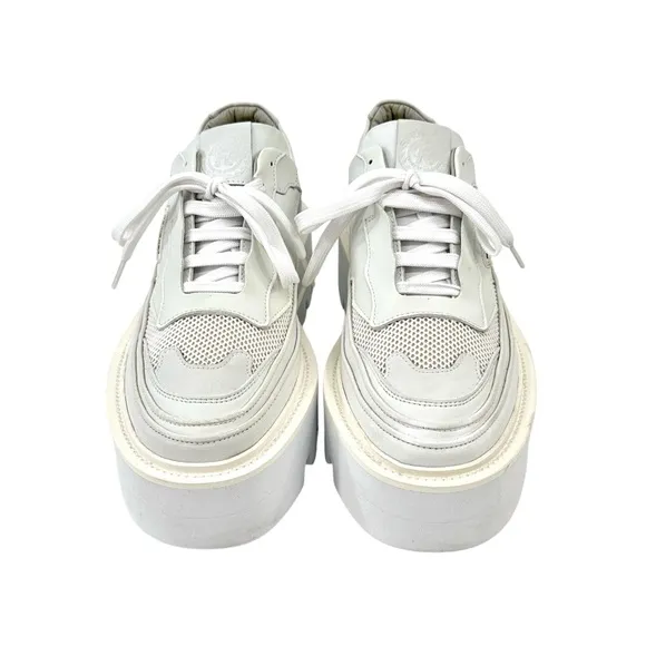 Rombaut Protect Hybrid White Chunky Platform Sneakers