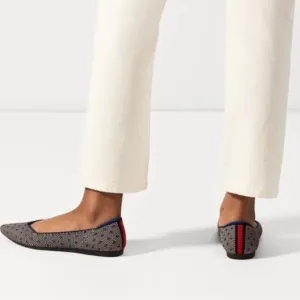Roth’s The Point Coral Dot Flats Sz 10