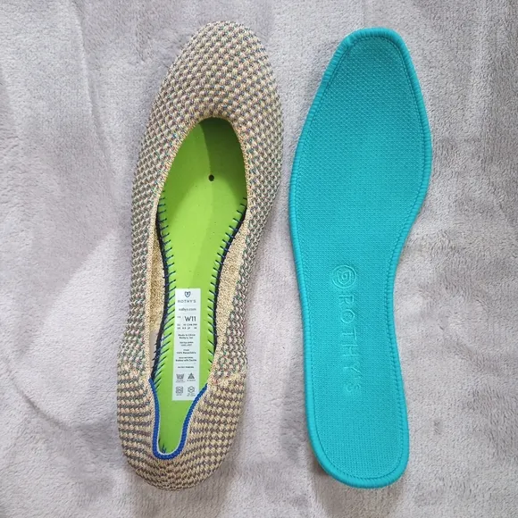 Rothys Ltd Edition Mixed Metallic Ballet Flats 11