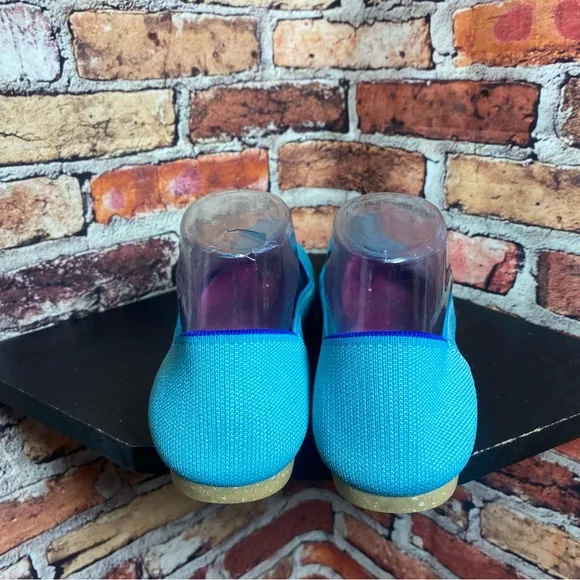 Rothy’s pointed blue flats