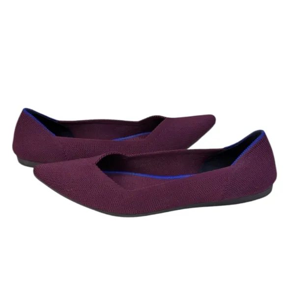 Rothy's Pointed Toe Flats Retired EUC Size 8.5    S3362