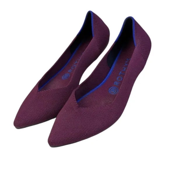 Rothy's Pointed Toe Flats Retired EUC Size 8.5    S3362