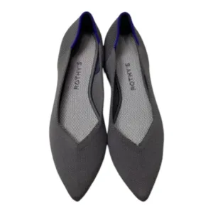 Rothy's The Point Women's Flats Pebble Gray Pointed Toe Size 9.5