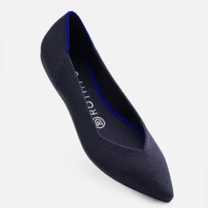 Rothy's Women’s The Point Maritime Navy Slip On Flats Ballet, Size 7