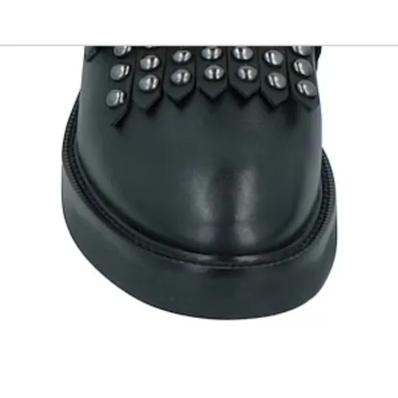 Saint G Kim Keltie Loafer Size 9 Black NWOB Leather Nordstrom's $114