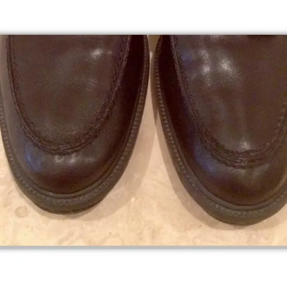 SALVATORE FERRAGAMO Leather Loafers Horse Bit NICE