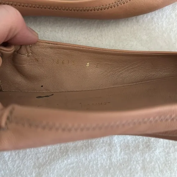 Salvatore Ferragamo Vignola Gancio Scrunched Ballet Flats