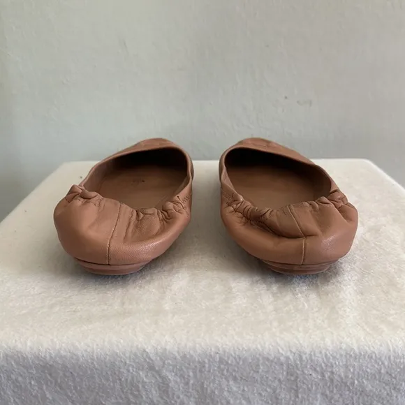 Salvatore Ferragamo Vignola Gancio Scrunched Ballet Flats
