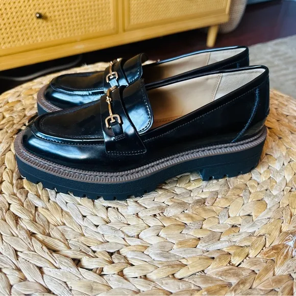 Sam Edelman Laurs Women's Lug Sole Loafers Black