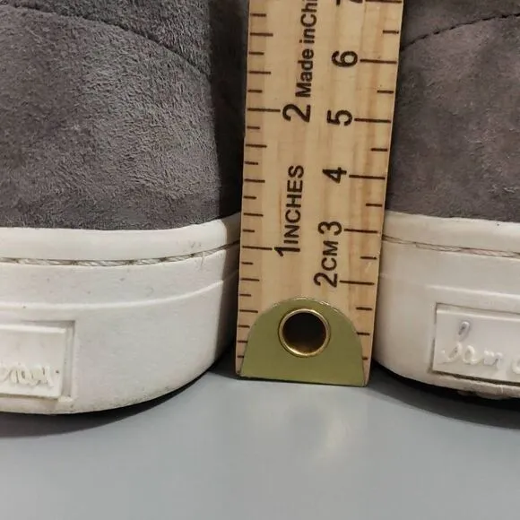 Sam Edelman Women's Leya Fashion Sneaker Gray Size 8.5