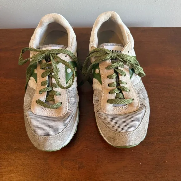 Saucony Shadow Green Retro Sneakers