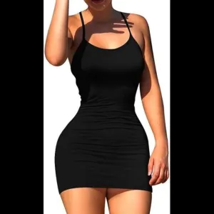 Sexy Spaghetti Strap Tank Dress