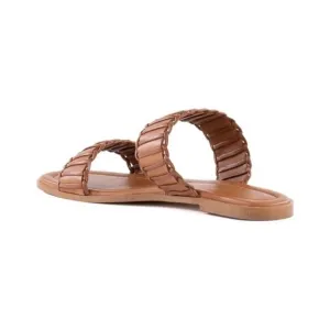 Seychelles Meantime  Brown Tan Leather Sandal Summer Flat  Sandals Size 11